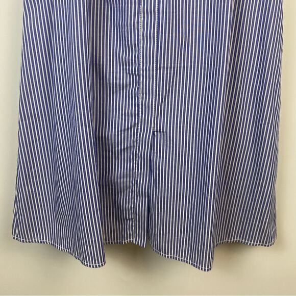 Derek Lam 10 Crosby Tie Front Paneled Striped Mini Dress Size 10 - Picture 9 of 10